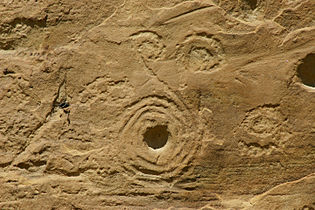 Chaco Pictograph, Chaco Cultural Historic Park, NM