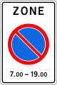 No parking zone