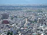 Closeup of Gifu skyline