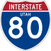 Interstate 80 marker