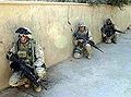 A group of US Marines in Haditha, Iraq.