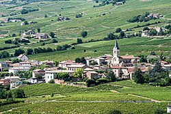 Skyline of Juliénas