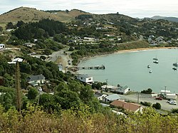 View from Moeraki Esplanade Reserve in 2009