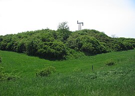 View to the Kochersberg and the memorial