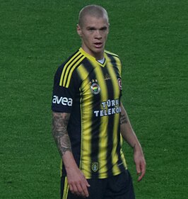 Holmén in 2014 als speler van Fenerbahçe