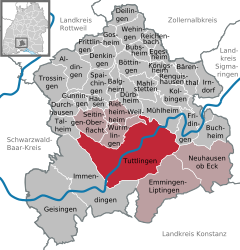 Tuttlingen – Mappa