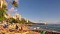 Waikiki Beach is one of the most well-known beaches in the world