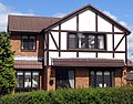 Image 4A 21st-century detached Mock Tudor house in Scotland. Its timber framing is typical of English Tudor architecture. (from Culture of the United Kingdom)