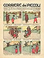 Image 49The cover of the Corriere dei Piccoli on 11 July 1911 carries a cartoon strip in the Italian style without speech bubbles. (from Culture of Italy)