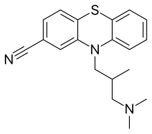 Estrutura química de Ciamemazina