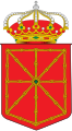 Blason de la Navarre approuvé par la députation forale de Navarre en 1910. (1910-1931)