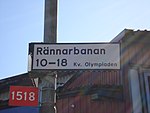 Rännarbanan i samma kvarter.