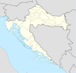 Košute is located in Croatia