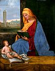 Giorgione, Czytająca Madonna, (1500-1510)