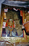 Statue of Guru Rinpoche (Padmasambhava) in his meditation cave at Yerpa, Tibet