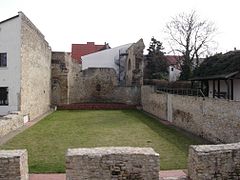 Restos del Aula Regia, Ingelheim.