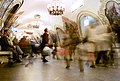 Kievskaya station on the Moscow Metro by Worldtraveller.