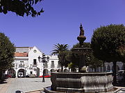 Plaza de España in Herrera del Duque