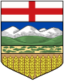 Shield of arms of Alberta