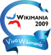 Logo konference Wikimania 2009, held in Buenos Aires, Argentina