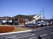 駅遠景（2009年1月）