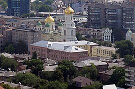 The cathedral seen from above