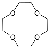 Structuurformule van 12-kroon-4