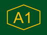 A1 Motorway shield}}