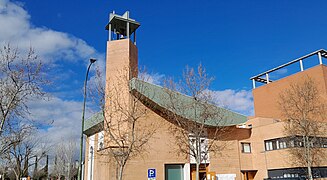 Fachada de la iglesia de San Juan de Avila Mostoles.