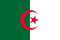 Drapeau de l'Algérie.