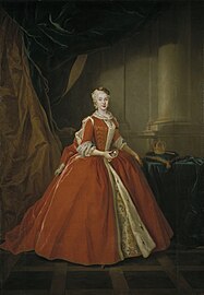 Portret królewny Marii Amalii Wettyn w stroju polskim (1738), Prado