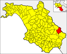 Padula – Mappa