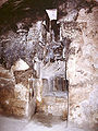 La niche dans le mur est de la chambre de la reine.