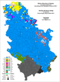 Serbia ethnic map (2011)