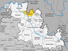 Werbach - Localizazion