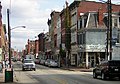 East Carson Street Historic District in the South Side Flats neighborhood of Pittsburgh, PA.