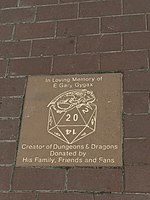 Public memorial to Gary located at the Lake Geneva waterfront erected by his family.