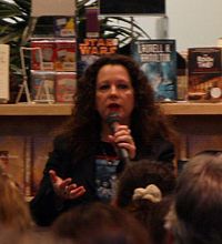 Laurell Kaye Hamilton at a book signing in 2007