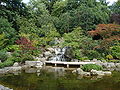 Holland Park, la cascade et le bassin.