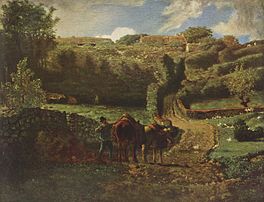 Gospodărie la Gréville, 1855. Musée des Beaux Arts, Reims