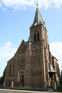 Den katolske kyrkja St. Barbara i Langenfeld