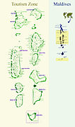 Туристичні зони Мальдівів