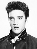 Elvis Presley, cântăreț american, supranumit "regele rock-ului"