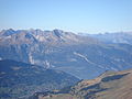 Das Calandamassiv vom Parpaner Rothorn aus gesehen