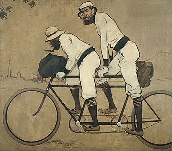 Ramon Casas – Ramon Casas and Pere Romeu on a Tandem[11]