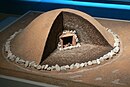 Model of a Hallstatt barrow grave, Germanisches Nationalmuseum