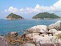 Vista desde Ko Tao de la isla Koh Nang Yuan.