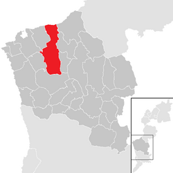 Location within Oberwart district