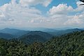 The Titiwangsa Mountains seen from a layby along the East-West Highway near Gerik, Perak.