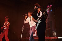 Kelly, Schlitt and Hartman playing in Norway (1986)